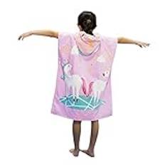 WHAMVOX 1 St Baby Tvättlapp Babyhanddukar Med Huva Strandhandduk Med Huva För Baby Babypool Baby Strandhanddukar Huva Handdukar Babyponcho Cape Med Huva Barn Tecknad Serie Badfilt