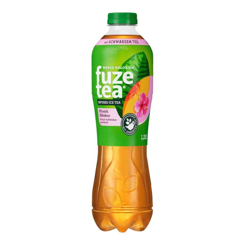 Fuze Tea Black Tea Iced Tea Peach & Hibiscus 1.25L