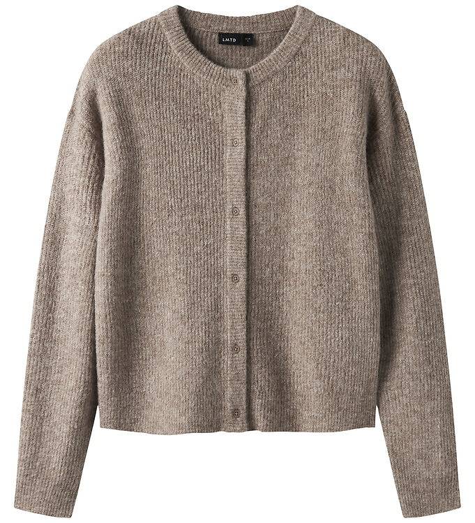 LMTD Cardigan - Strik Short - Noos - NlfKleave - Mocha Meringue - LMTD - 9-10 år (134-140) - Cardigan