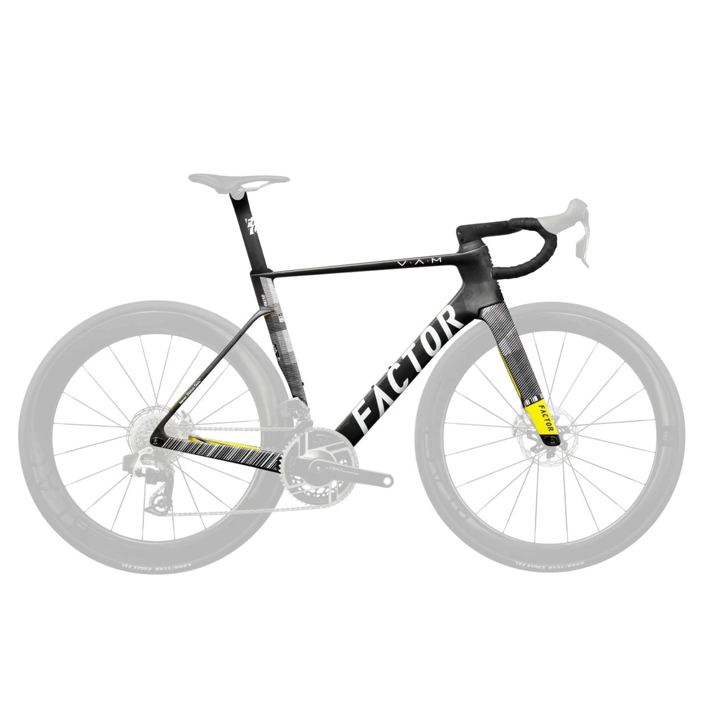 Factor Ostro 2.0 VAM Frameset 2025 - 064 / 49 / Geometric Stripe (49)
