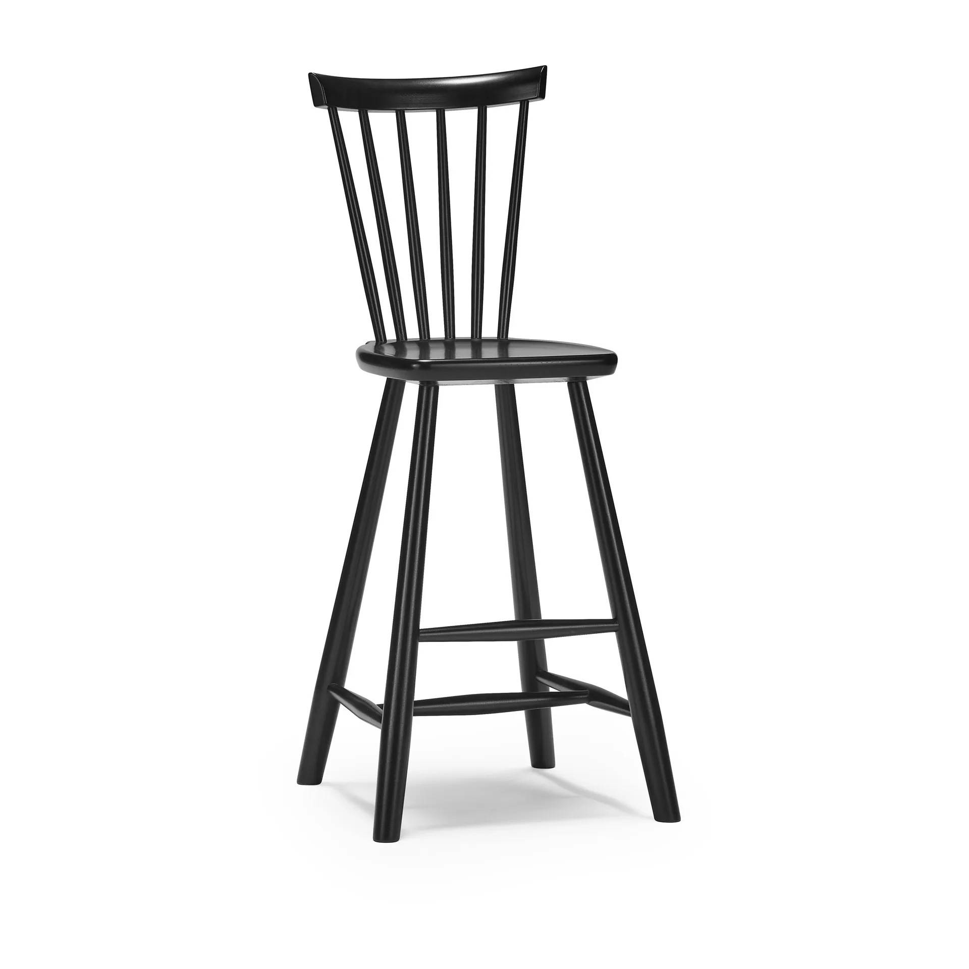 Stolab Lilla Åland barnestol birk 52 cm Sort.