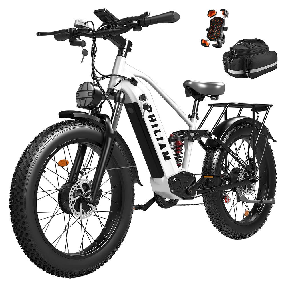 PHILIAM F3 PRO Dual Motor Electric Bike 1000W*2 52V 23Ah