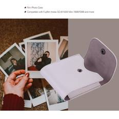 Film Photo Case Bag kompatibel med Fujifilm Instax SQ 6/10/20 SQ20 Mini 7/8/9/70/90 och mer kaffe