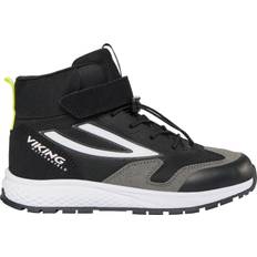 Viking Footwear Viking Juniors' Century Mid Waterproof 1V Speedlace Black/Lime, 32