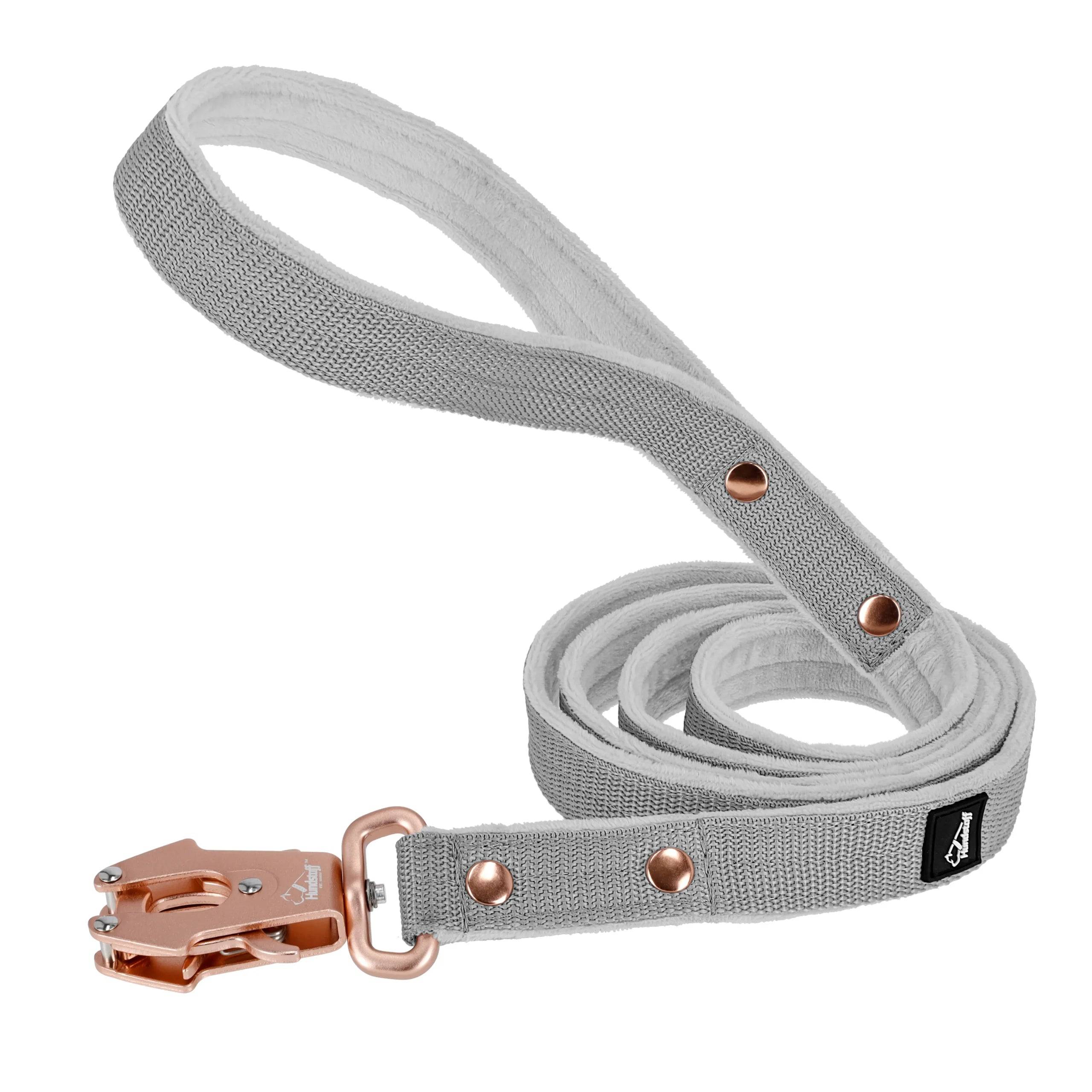 Walk Leash Rose Edition Grått - Säkert nylonkoppel i olika längder - Default Title