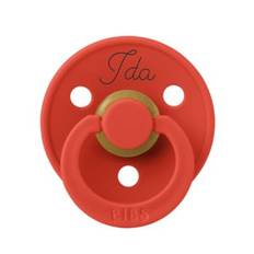 BIBS str 2 Candy apple med navn