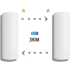 3km Long Range 300mbps 5.8ghz Network Wi-fi Poe Wireless Ap Cpe Access Point Outdoor Point To Point Wifi Wireless Bridges
