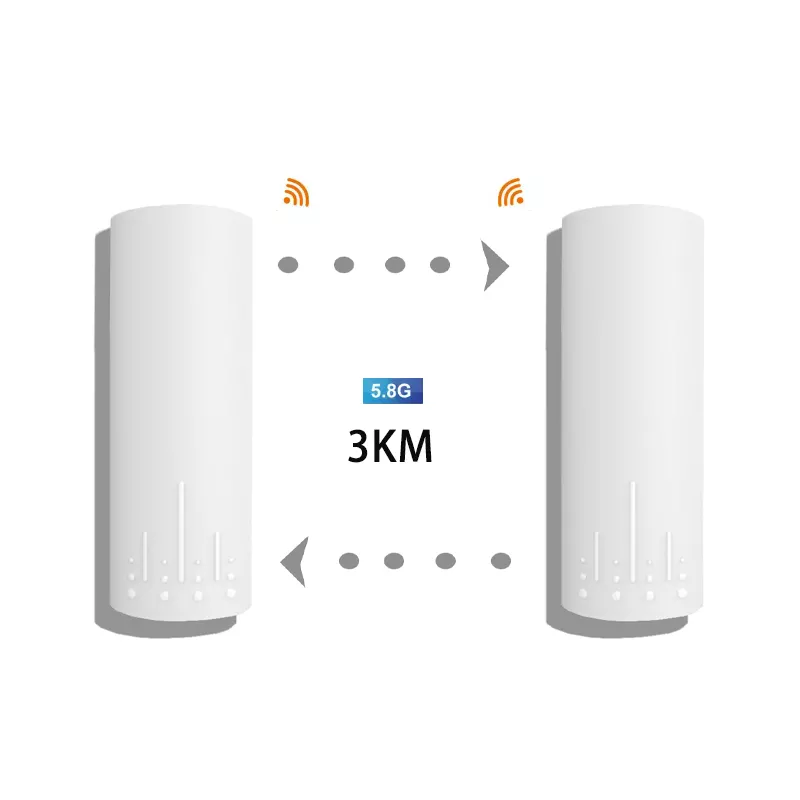 3km Long Range 300mbps 5.8ghz Network Wi-fi Poe Wireless Ap Cpe Access Point Outdoor Point To Point Wifi Wireless Bridges