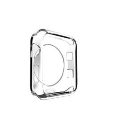 Heltäckande PC-fodral för Apple Watch Ultra / WATCH 8 / 7 6 5 4 49MM 42MM 38MM Skärmskydd för IWatch SE 3/2/1 38mm-TPU ren