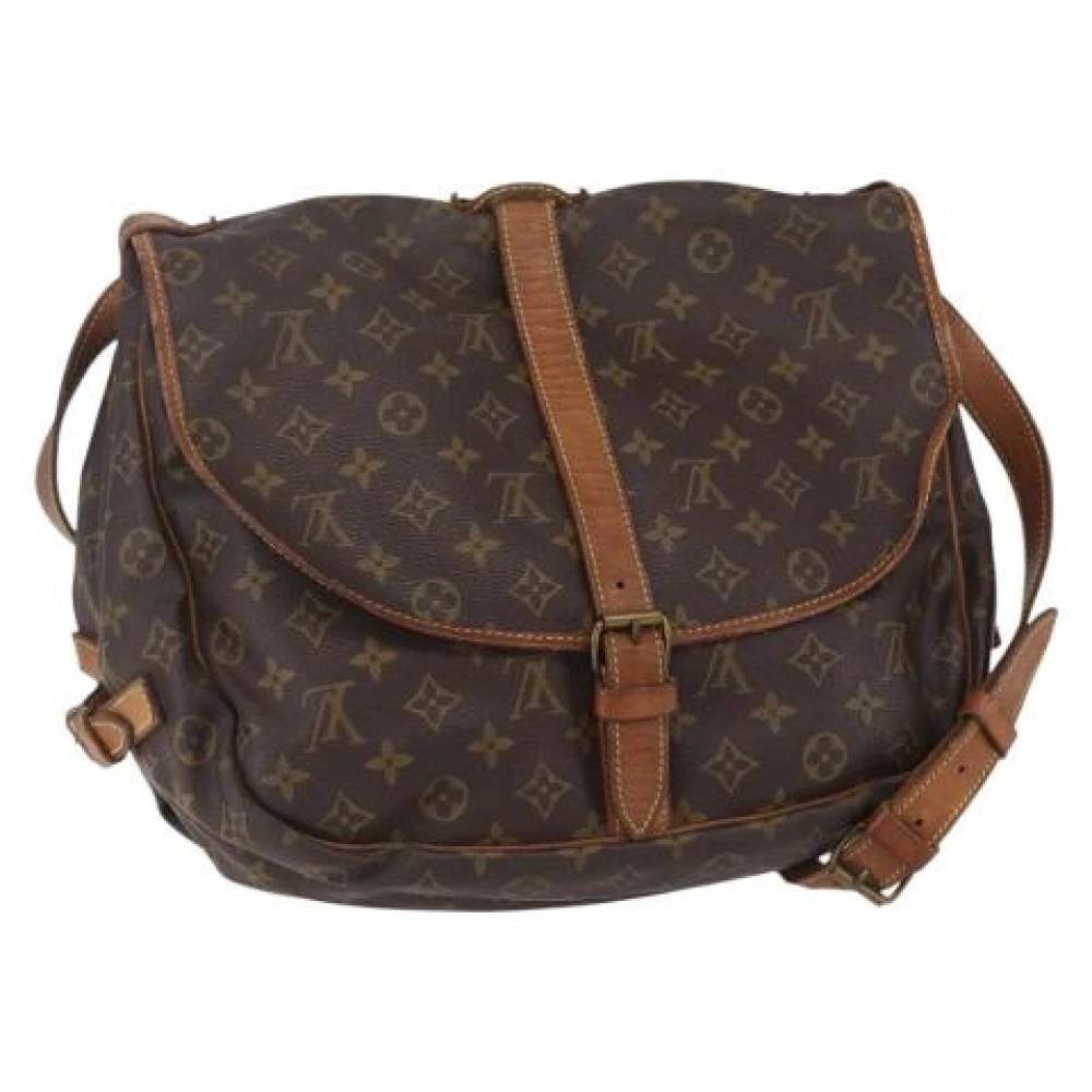 Louis Vuitton Vintage Pre-owned Vintage Canvas Cross Body Taske - Vintage - Dame - Brun - ONE SIZE -