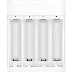 Bunt 4 st/lot xiaomi zmi zi7 zi5 aaa aa 700 mah 1800 mah uppladdningsbart ni-mh batteri powerbank batteri pack mihome h30 - Nimh laddare