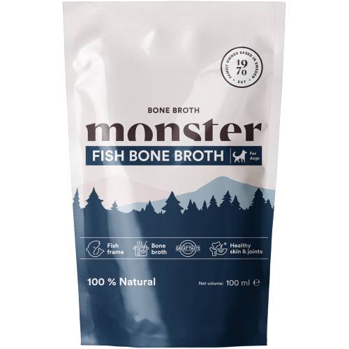 Monster Dog Bone Broth Fish 100 ml