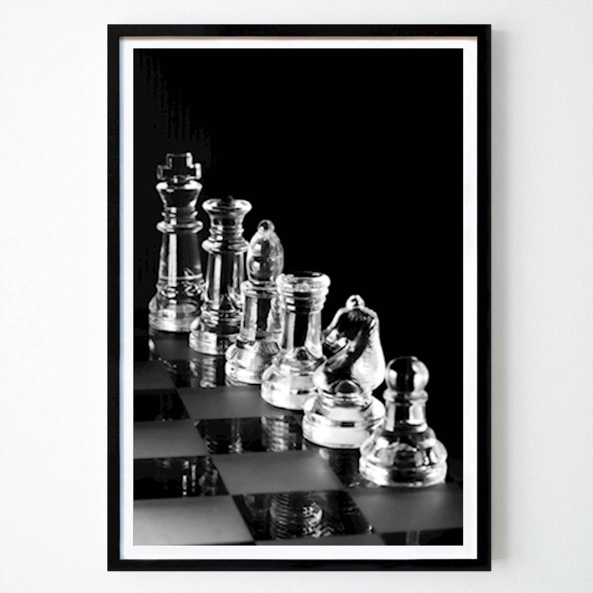 Schack - Poster av Jeanette Freij - Svartvit