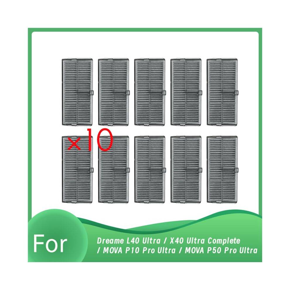 10 Pcs Filter for L40 Ultra / X40 Ultra Complete / MOVA P10 Pro Ultra / MOVA P50 Pro Ultra Robot Vacuum