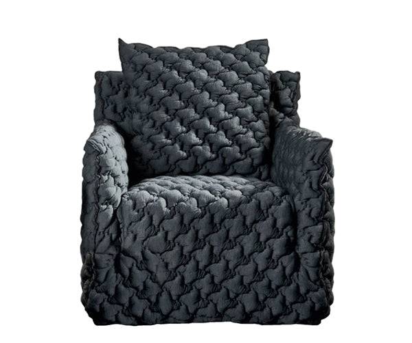 Gervasoni Ghost 05 Loungestol - 3D Stof - 3D grigio / NEJ TAK