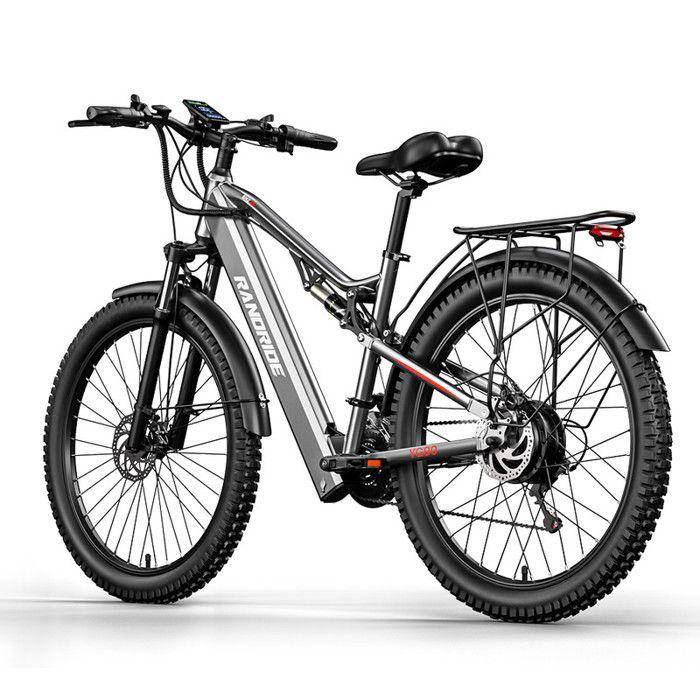 Electric bike - RANDRIDE - YG90A - 1000 W - 48V 17Ah Battery - Full suspension - 27.5 wheels