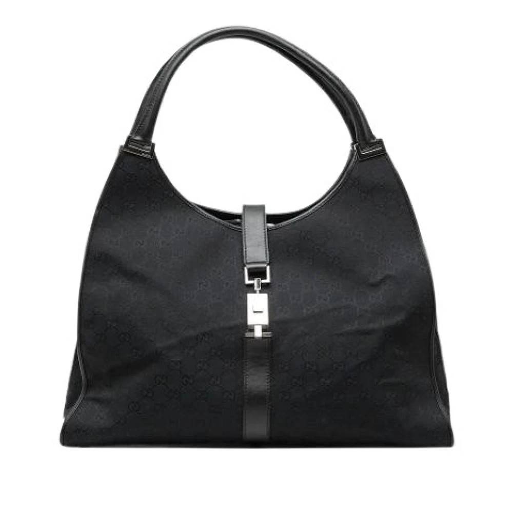 Gucci Vintage Pre-owned Jackie Bardot Rejsetaske - Vintage - Dame - Sort - ONE SIZE - Læder