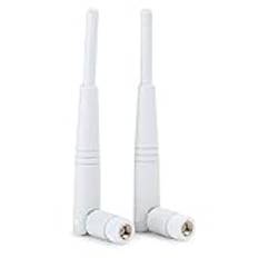 Dual-band WiFi-antenn, 4DBi högförstärkningsantenn, trådlös allroundriktad antenn med RP-SMA-kontakt för trådlös nätverksrouter, USB-adapter, IP-kamera