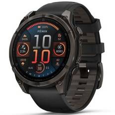 Fenix 8 - 47 mm Amoled Sapphire Edition GPS-Smartwatch Schwarz/Titan Carbongrau