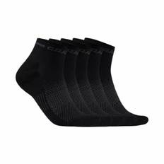 Craft CORE Dry Mid 5-Pack Strømper Sort 46-48 - Komfort og svedtransport til løb