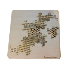 Terdragon Curve Træ Puzzle