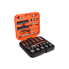 Topnøglesæt m/bits S51MC3H 1/4"+3/8", 50 dele