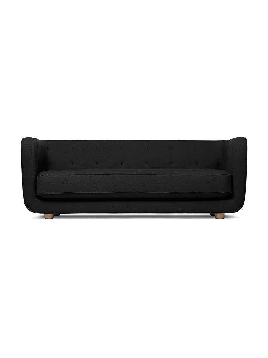 Vilhelm Sofa fra Audo Copenhagen Stof / Vidar 3, 182 / Røget eg - Jacobsen Plus