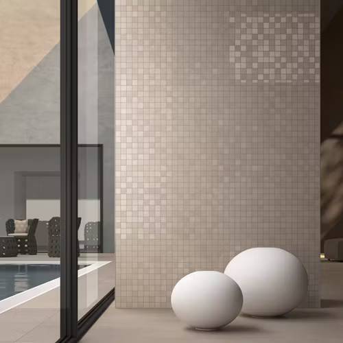 Mosaik Micron 2.0 Beige Polerad 5X5