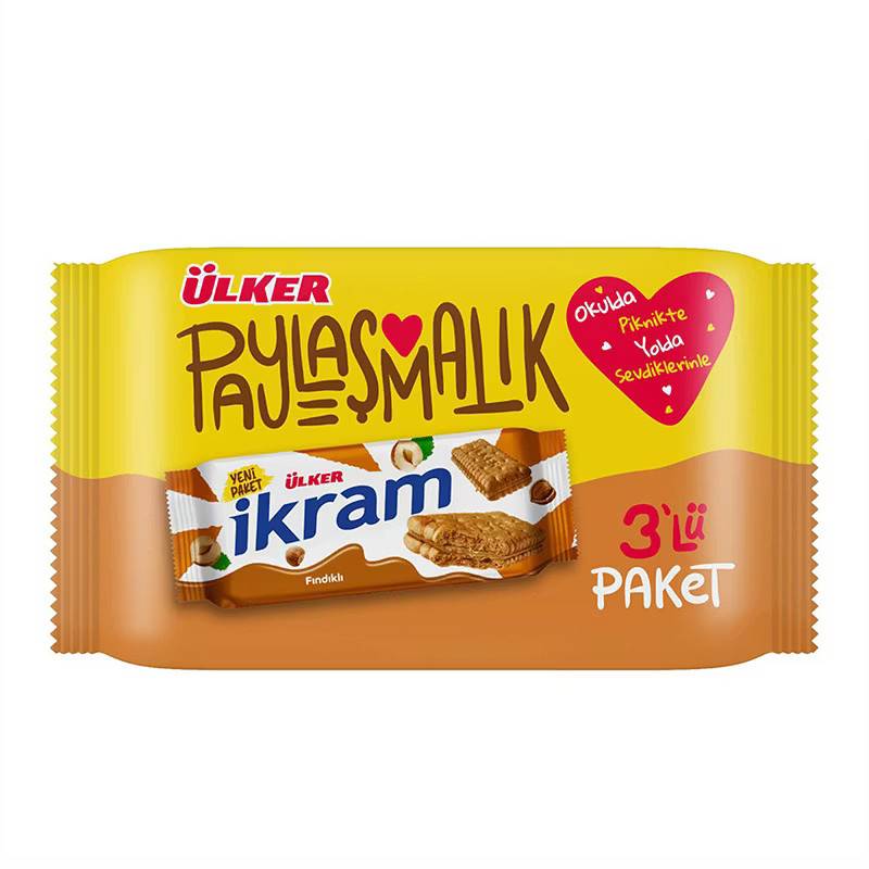Ulker Ikram Kex med Hasselnötter