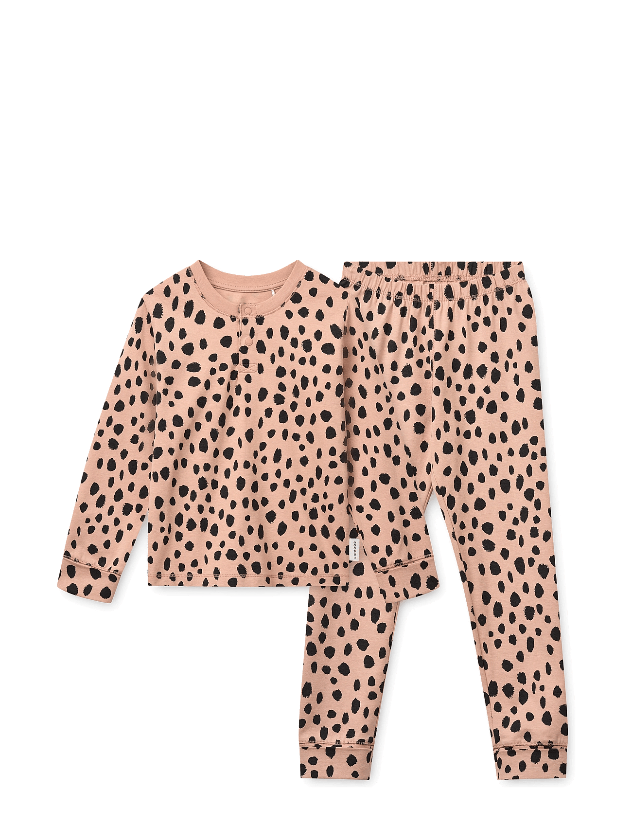 Liewood Wilhelm Grow Printed Pyjamas Set - Pink - 122/128