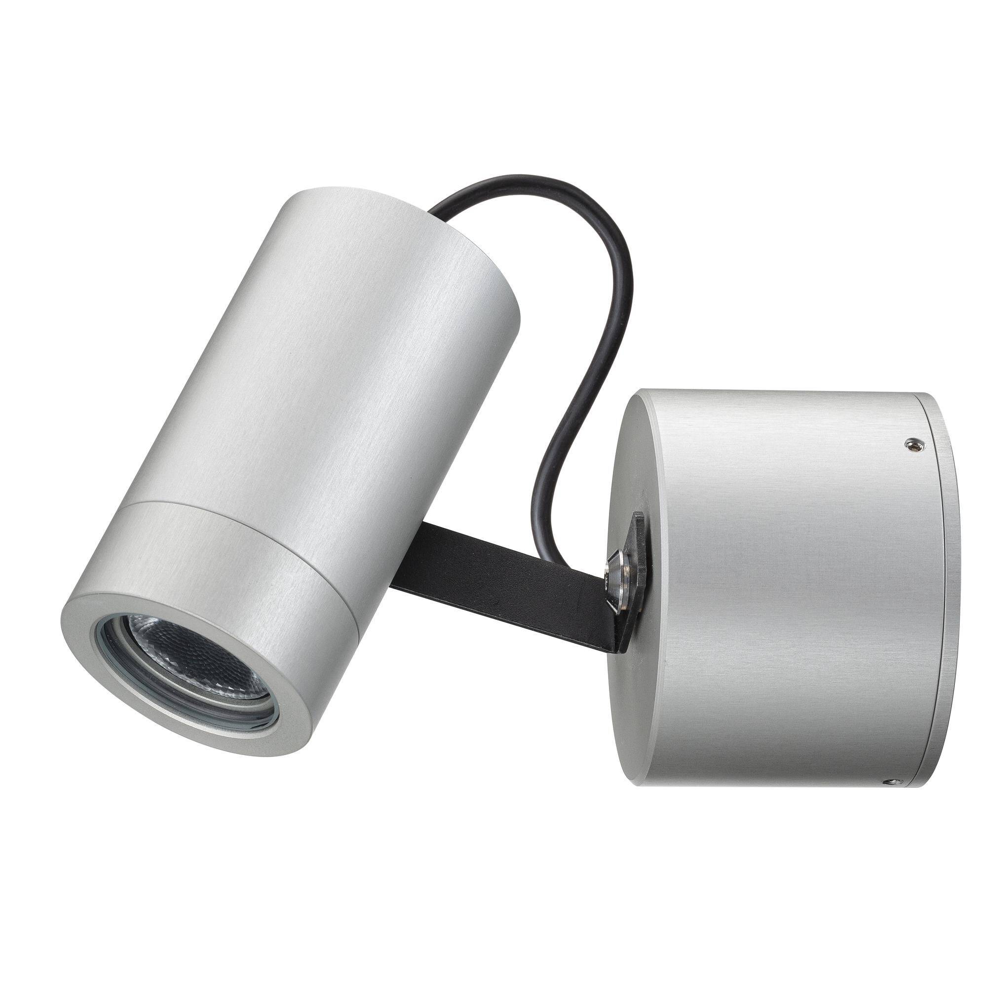 Lux Wall 17 3000K Vägglampa Justerbar Silvergrå