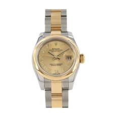 Rolex Vintage, Pre-owned, Dam, ONE Size, Förhandsvisning Datejust Oyster Perpetual klocka