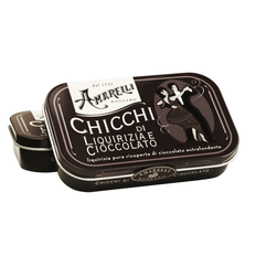 don papa - Amarelli Chicchi - Ren lakrids m/mørk chokolade - Brun Dåse