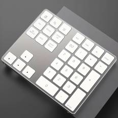 TEMU Wireless Digital Keyboard, Wireless 34-key Numeric Keyboard, Usb-c Charging Suitable For Windows Laptop, Supports Usb Wired Connection Pc Desktop