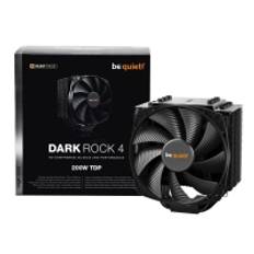 be quiet! Dark Rock 4 - Processor-køler - (LGA 1150 (stik H3), LGA 1151 (stik H4), LGA 1155 (Socket H2) - 1400 rpm - 10,5 dB - 135mm