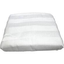 Stribet lagen 150 x 260 cm Hvid