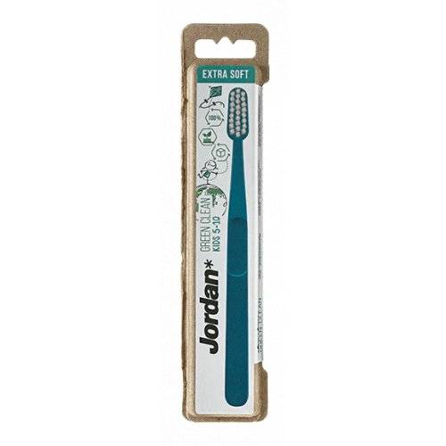 Jordan Jordan Green Clean Kids 5-10 Toothbrush Extra Soft Blue