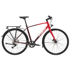 Trek FX 3 Disc Equipped herrecykel i rød-S