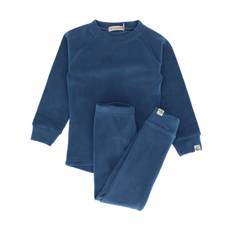 Gullkorn Design Jona Fleece-set Storm Blue  Storm Blue 110/116 cm  Blå  110/116 cm  man