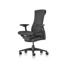 Herman Miller Embody kontorstol med armlæn, Graphite stel. Ny udgave med ekstra sædeskum.
