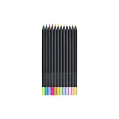 Faber-Castell Black Edition Neon+Pastel - farvet blyant - diverse klare farver (pakke med 12)
