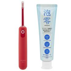 by a dental university reclean Reclean Foam Set Ultrasonic electric electric toothbrush gel high concentration periodontal gingivitis plaque oral care röd