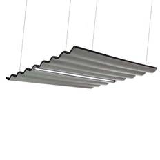 Akustiklampe Scala Ceiling, 160x120 cm., Grå