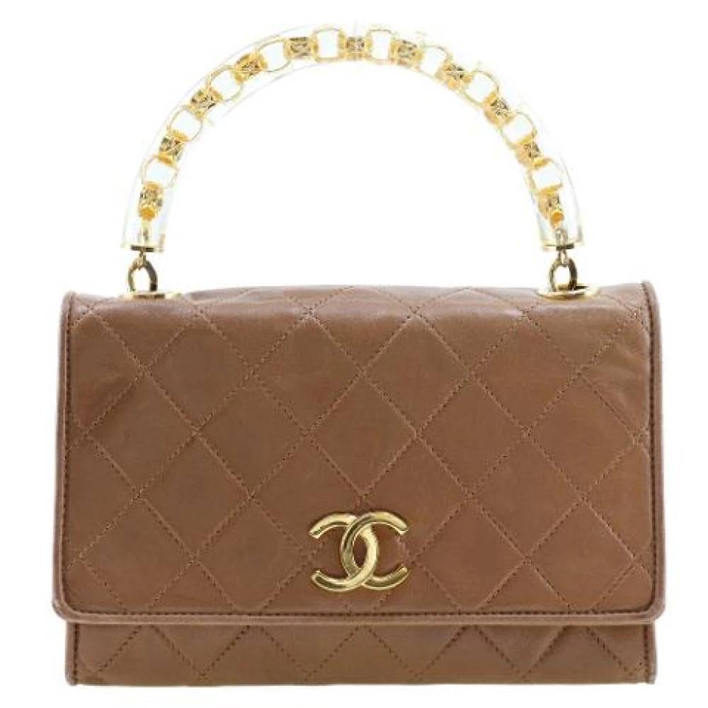 Chanel Vintage Pre-owned Vintage Håndtaske - Vintage - Dame - Brun - ONE SIZE - Læder