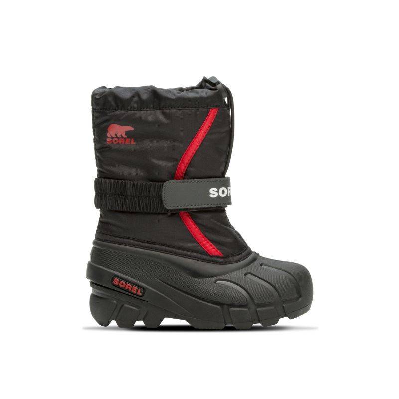 Sorel Childrens Flurry™ Boot - Vinterkängor - Børn Black / Bright Red 29