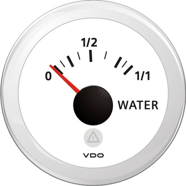 Vdo, SeaTec, Vdo tankmåler vand hvid ø52mm 4-20ma.
