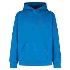 Supreme - hoodie med logotyp - unisex - Tyg - M - Blå