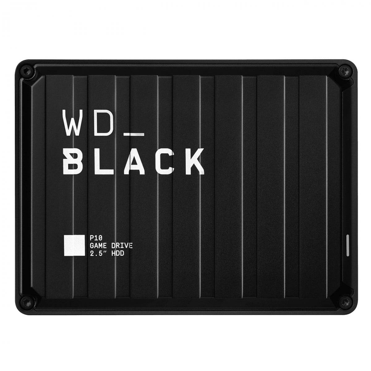 Western Digital P10 Game Drive extern hårddisk 5 TB 2.5" Micro-USB B 3.2 Gen 1 (3.1 Gen 1) Svart