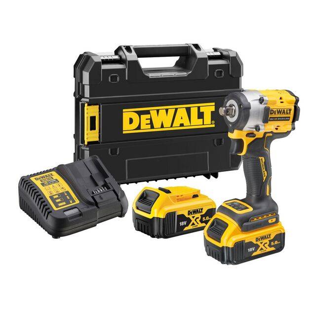 MUTTERDRAGARE DCF921P2T-QW XR TSTAK 1/2T 2X5.0AH 18V | Beijerbygg Byggmaterial