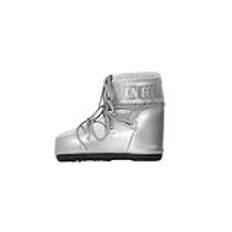 Moon Boot Silver Icon Low Glance snöstövlar dam, Grå, 40 EU